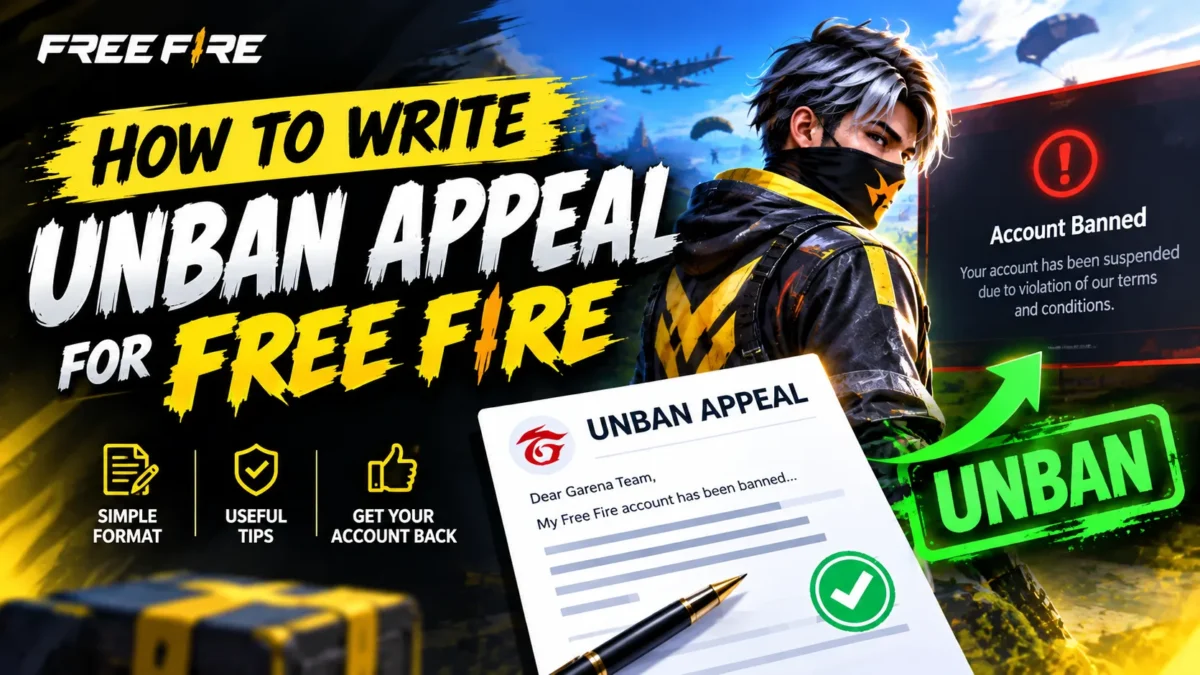 How to Write Unban Appeal for Free Fire