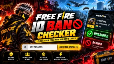 free fire id ban check