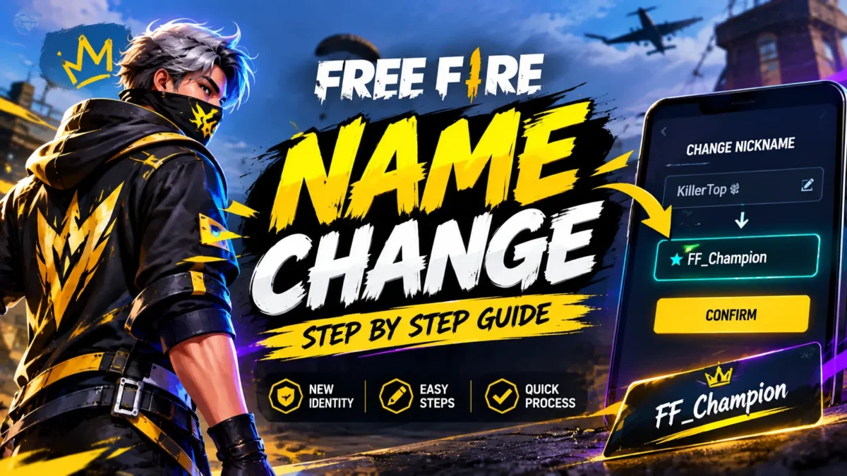 free fire name change