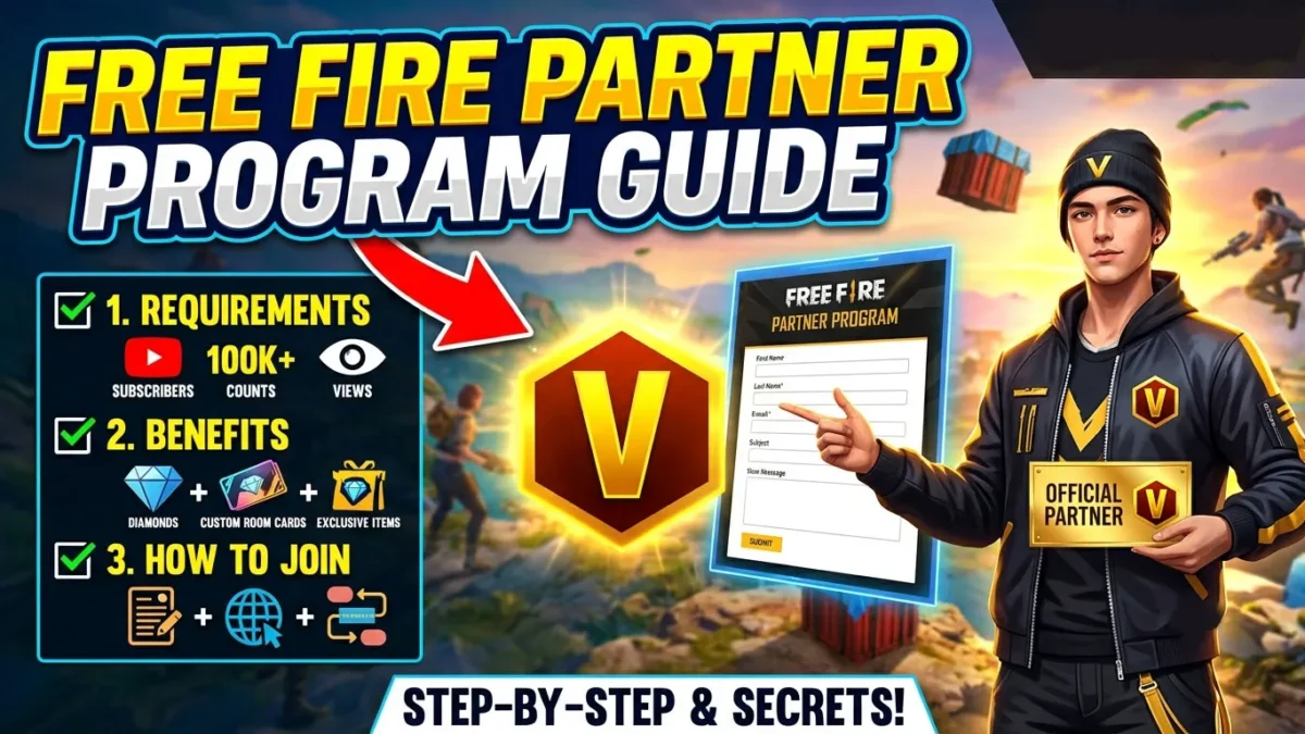 Free Fire Partner Program