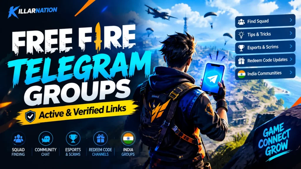 Free Fire Telegram Groups Link